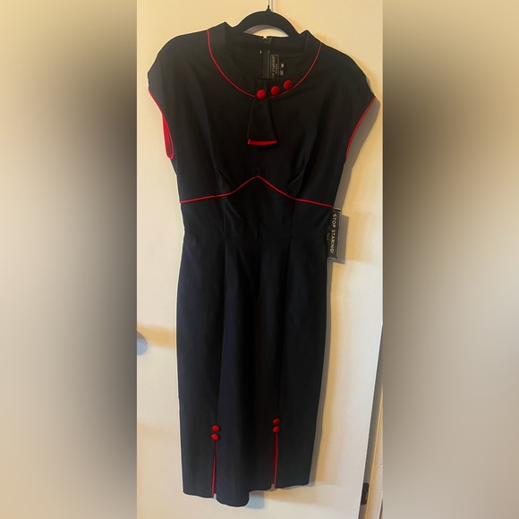 NWT Stop Staring! 30s Inspired Bombshell Dress - Picture 2 of 11